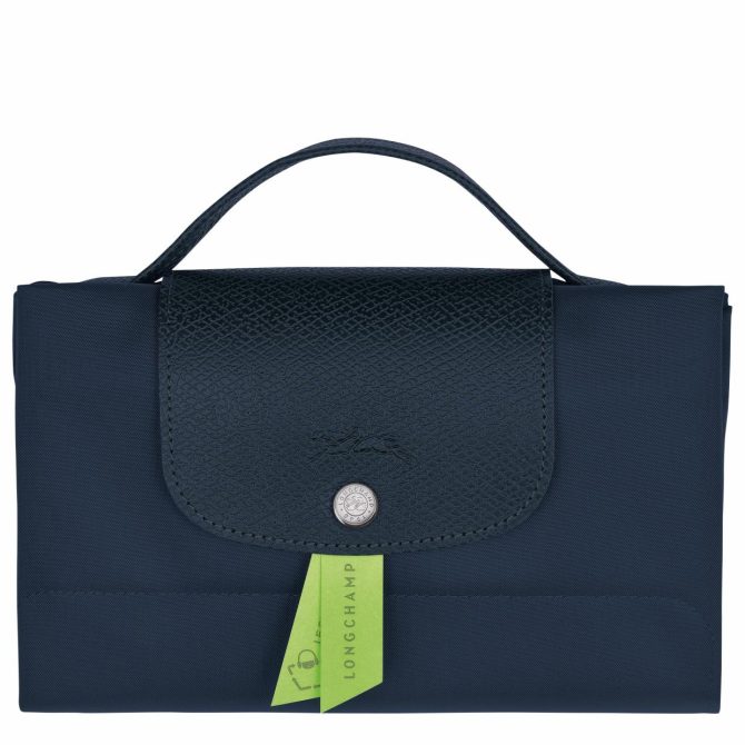 Women/Men Briefcase | Longchamp Le Pliage Green S Briefcase Navy