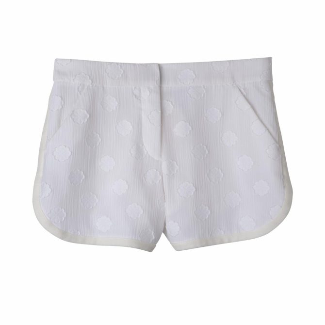 Women Trousers & Shorts | Longchamp Shorts Ecru