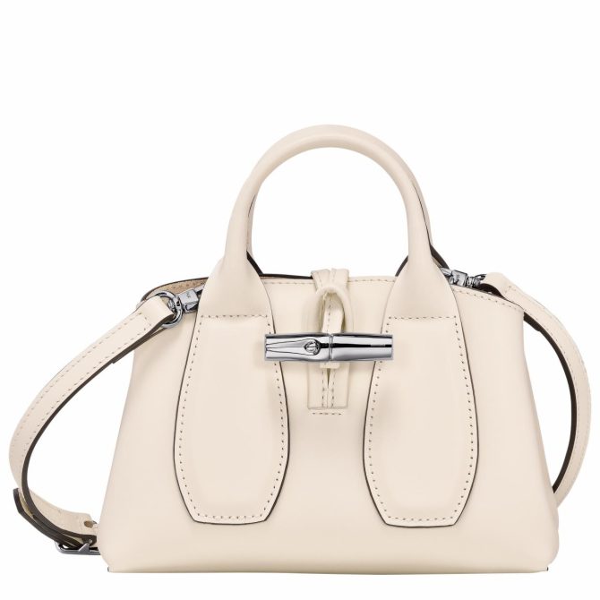 Women Handbags | Longchamp Le Roseau XS Handbag Ecru