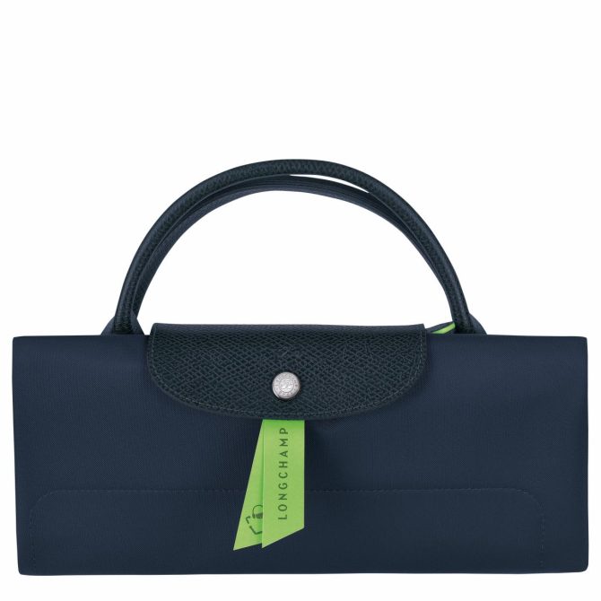 Women/Men Travel Bags | Longchamp Le Pliage Green M Travel Bag Navy