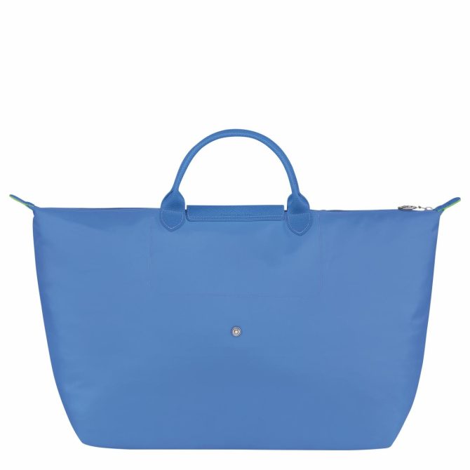 Women/Men Travel Bags | Longchamp Le Pliage Green S Travel Bag Cornflower