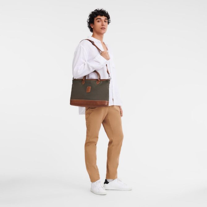 Men Briefcase | Longchamp Boxford S Briefcase Brown