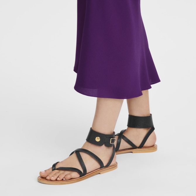 Women Sandals | Longchamp Longchamp X K.Jacques Sandals Black