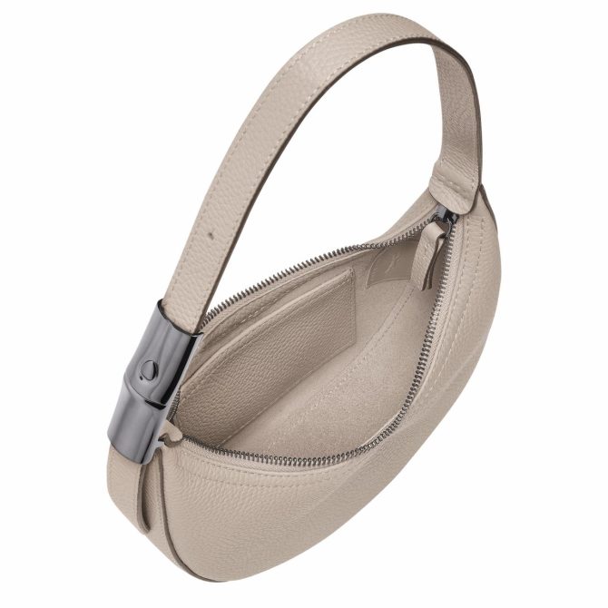 Women Shoulder Bags | Longchamp Le Roseau Essential S Hobo Bag Clay