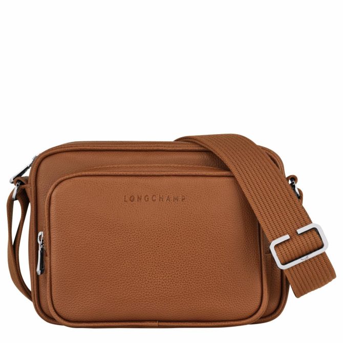 Men Crossbody Bags | Longchamp Le Foulonné S Camera Bag Caramel