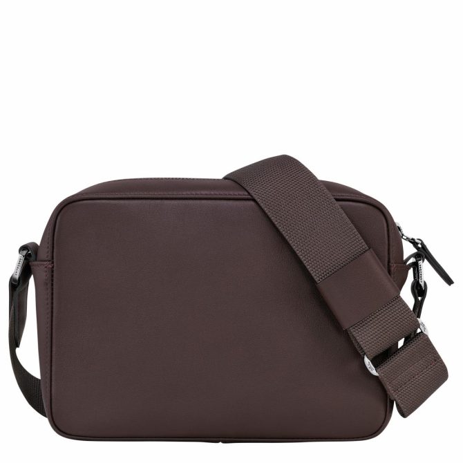 Men Crossbody Bags | Longchamp Longchamp Sur Seine Camera Bag Mocha