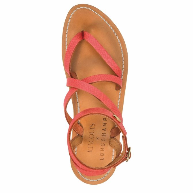 Women Sandals | Longchamp Longchamp X K.Jacques Sandals Strawberry