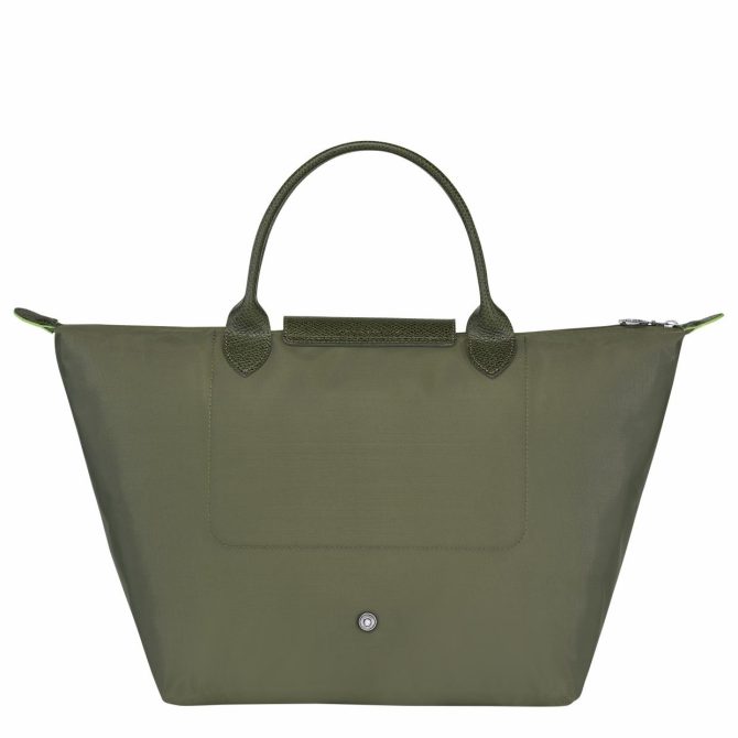 Women Handbags | Longchamp Le Pliage Green M Handbag Forest