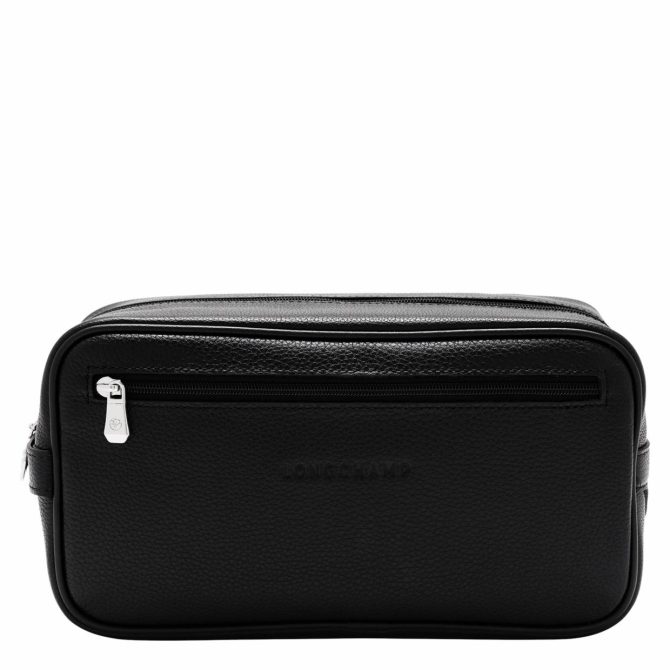 Women/Men Toiletry Bags | Longchamp Le Foulonné Toiletry Case Black