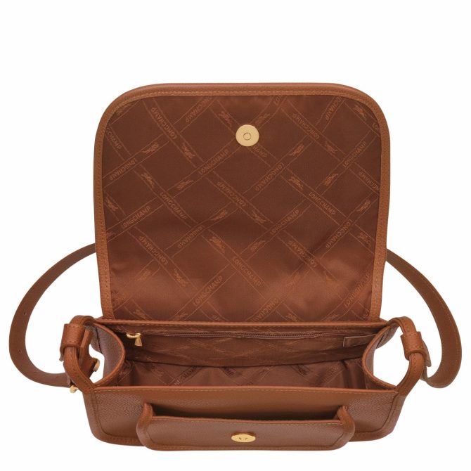 Women Crossbody Bags | Longchamp Le Foulonné M Crossbody Bag Caramel