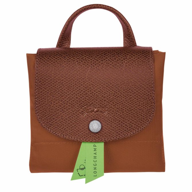 Women/Men Backpacks | Longchamp Le Pliage Green M Backpack Cognac