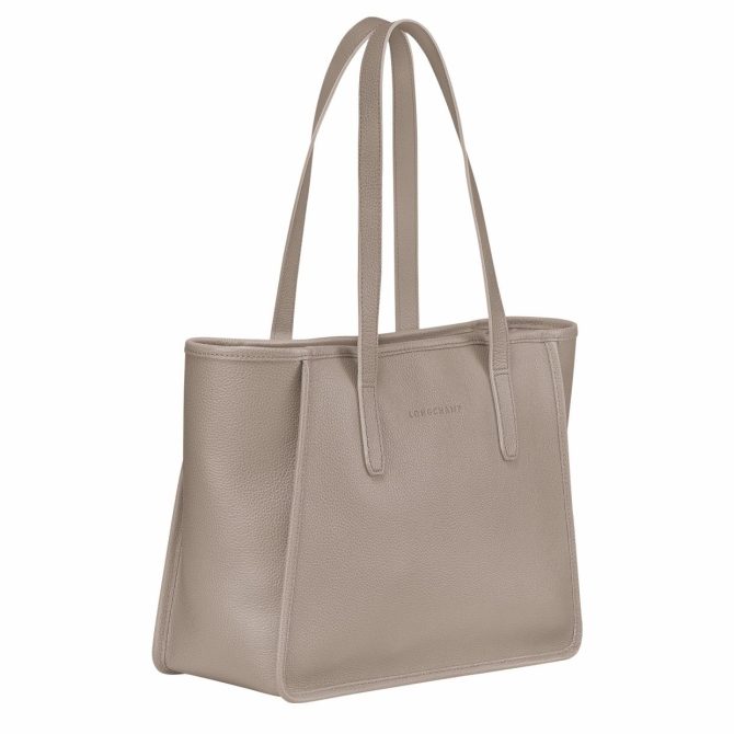 Women Shoulder Bags | Longchamp Le Foulonné L Tote Bag Turtledove