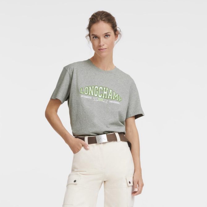 Women Tops & Blouses | Longchamp T-shirt Grey