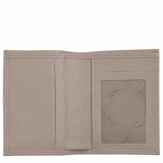 Women/Men Cardholders & Coin Purses | Longchamp Le Foulonné Card Holder Turtledove