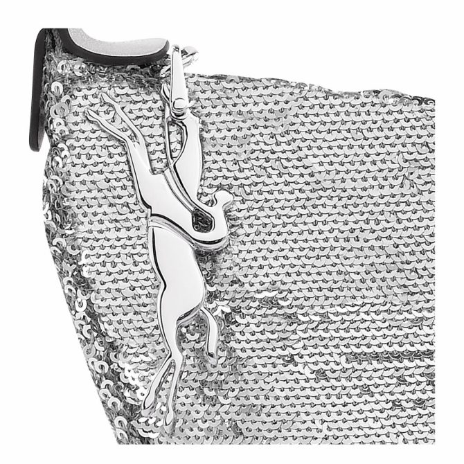 Women Shoulder Bags | Longchamp Smile S Crossbody Bag Silver