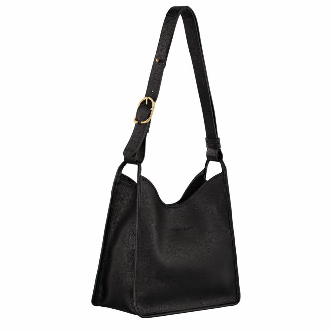 Women Shoulder Bags | Longchamp Le Foulonné M Hobo Bag Black