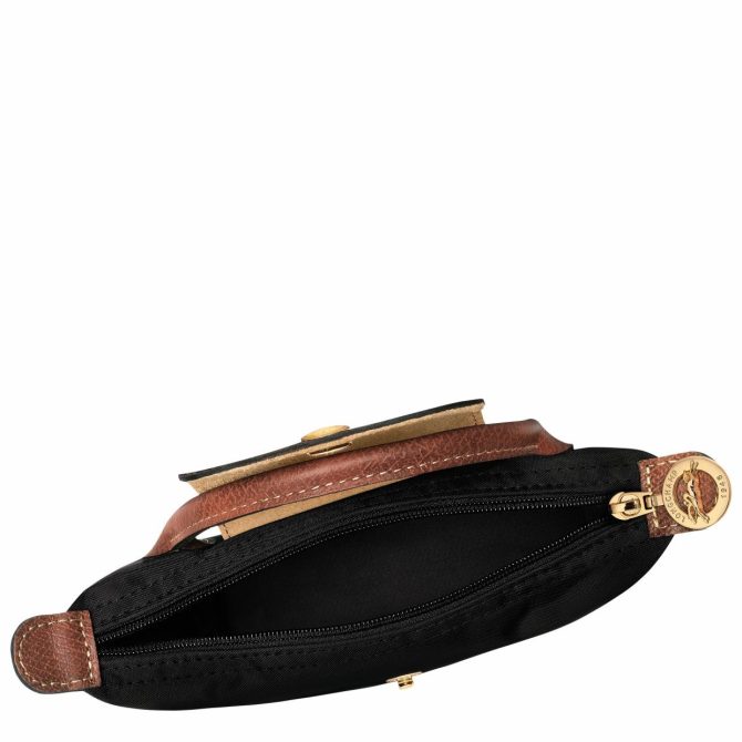 Men/Women Pouches & Cases | Longchamp Le Pliage Original Pouch With Handle Black