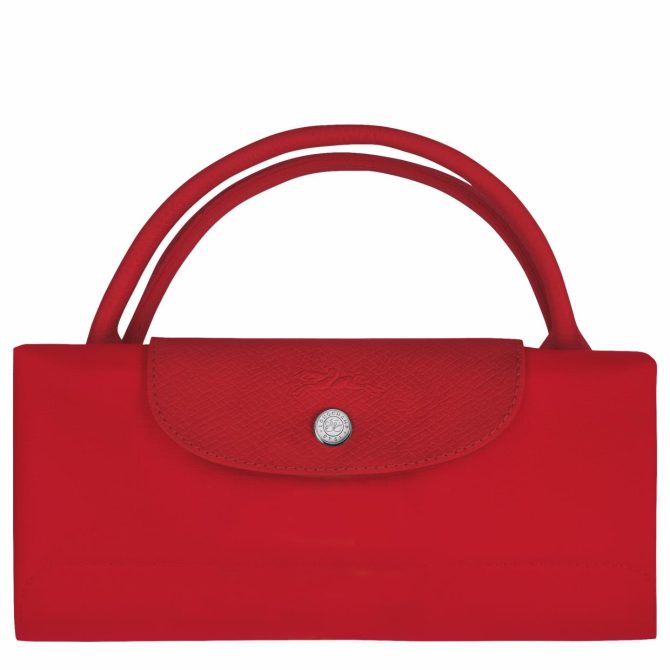 Women/Men Travel Bags | Longchamp Le Pliage Green S Travel Bag Tomato