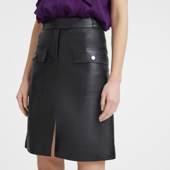 Women Dresses & Skirts | Longchamp Skirt Black