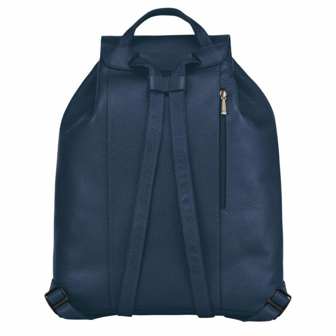 Women Backpacks | Longchamp Le Foulonné Backpack Navy