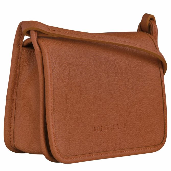 Women Leather Clutches | Longchamp Le Foulonné XS Clutch Caramel