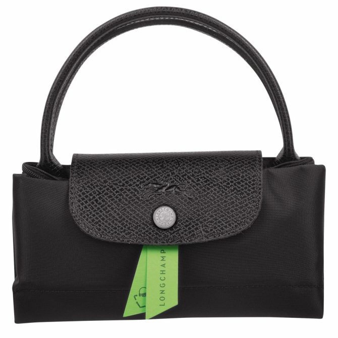 Women Handbags | Longchamp Le Pliage Green S Handbag Black