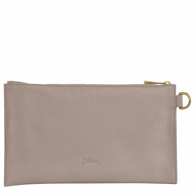 Women/Men Pouches & Cases | Longchamp Le Foulonné Pouch Turtledove