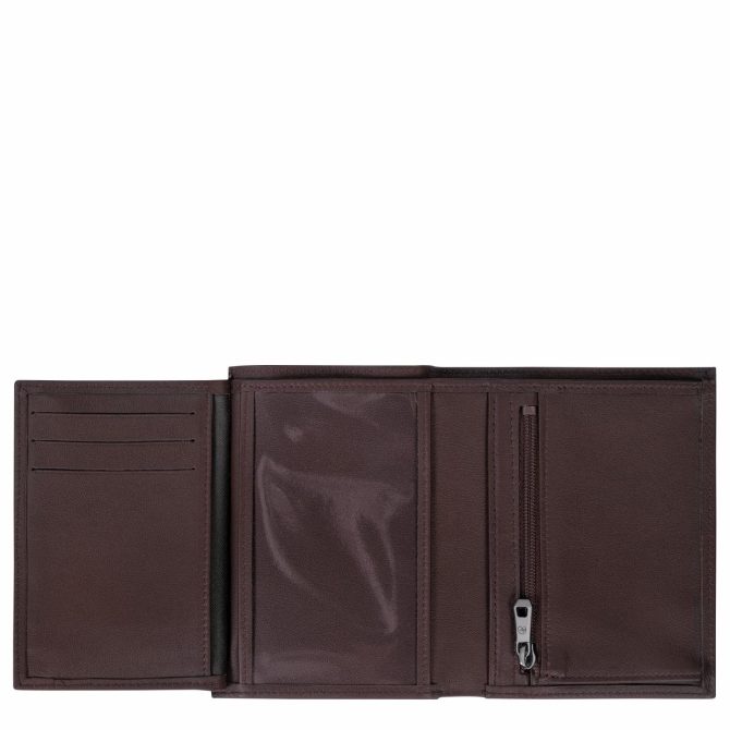 Men Wallets | Longchamp Longchamp Sur Seine Wallet Mocha