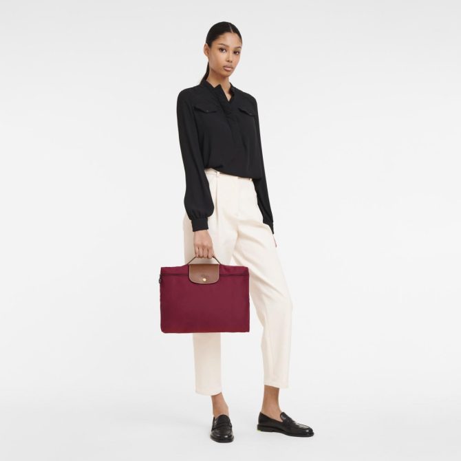 Women/Men Briefcase | Longchamp Le Pliage Original S Briefcase Red