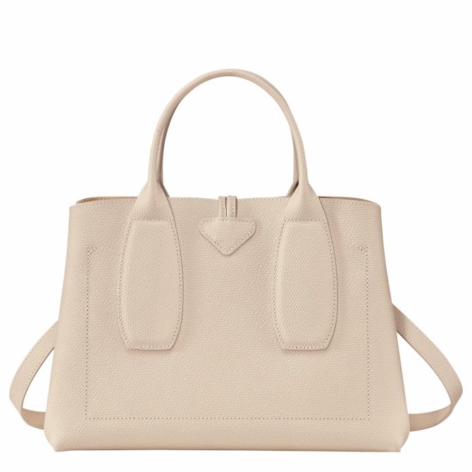 Women Handbags | Longchamp Le Roseau M Handbag Paper