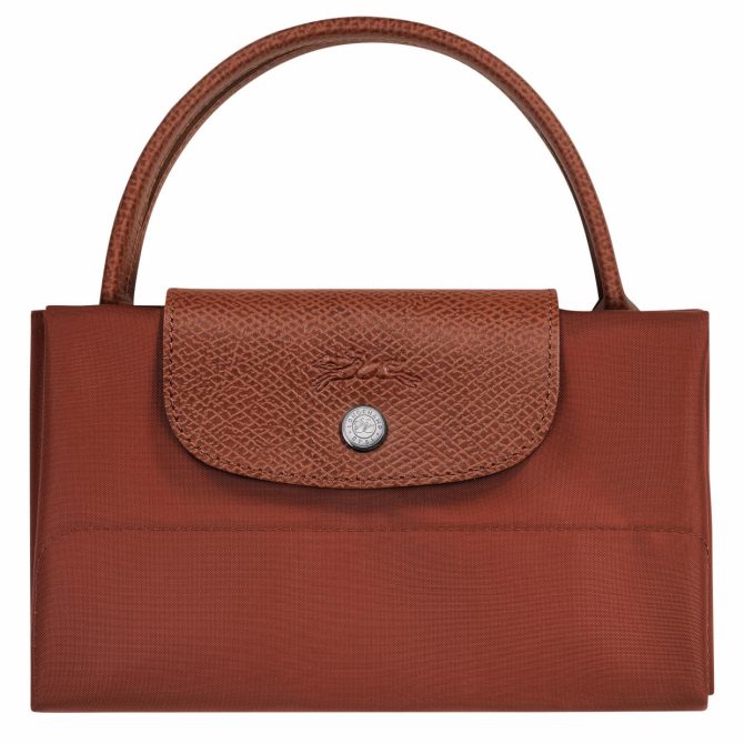 Women/Men Handbags | Longchamp Le Pliage Green M Tote Bag Chestnut