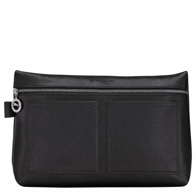 Women/Men Toiletry Bags | Longchamp Le Foulonné Toiletry Case Black