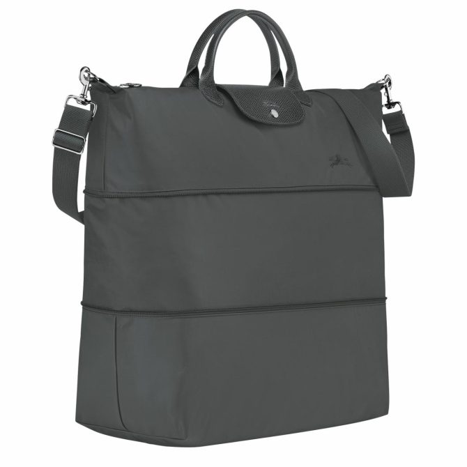 Women/Men Travel Bags | Longchamp Le Pliage Green Travel Bag Expandable Graphite