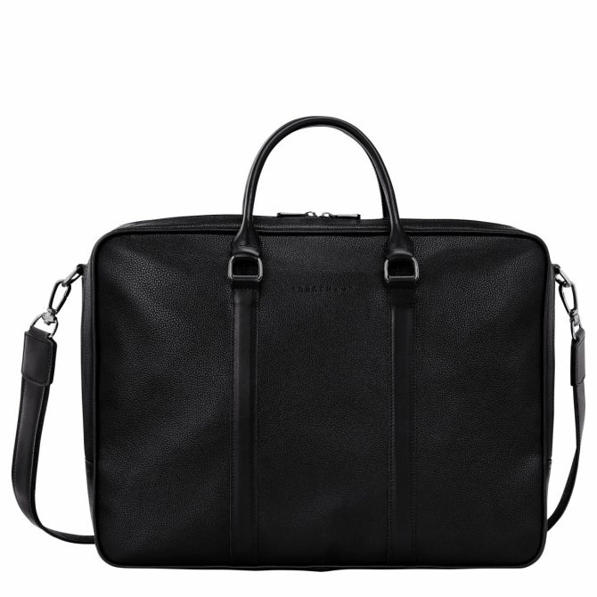 Women/Men Briefcase | Longchamp Le Foulonné L Briefcase Black