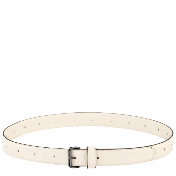 Women Belts | Longchamp Le Pliage Xtra Ladie's Belt Ecru