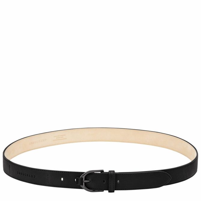 Women Belts | Longchamp Longchamp 3D Ladies' Belt Black