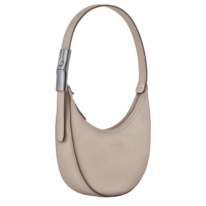 Women Shoulder Bags | Longchamp Le Roseau Essential S Hobo Bag Clay