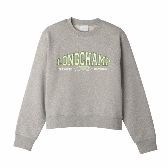 Women Tops & Blouses | Longchamp Sweatshirt Grey