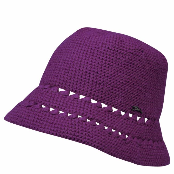 Women Caps & Hats | Longchamp Hat Violet