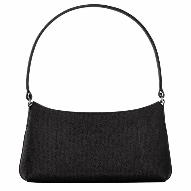 Women Shoulder Bags | Longchamp Le Roseau S Hobo Bag Black