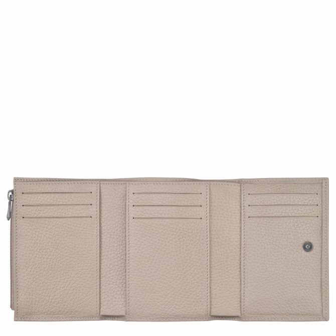 Women Leather Wallets | Longchamp Le Roseau Essential Wallet Clay