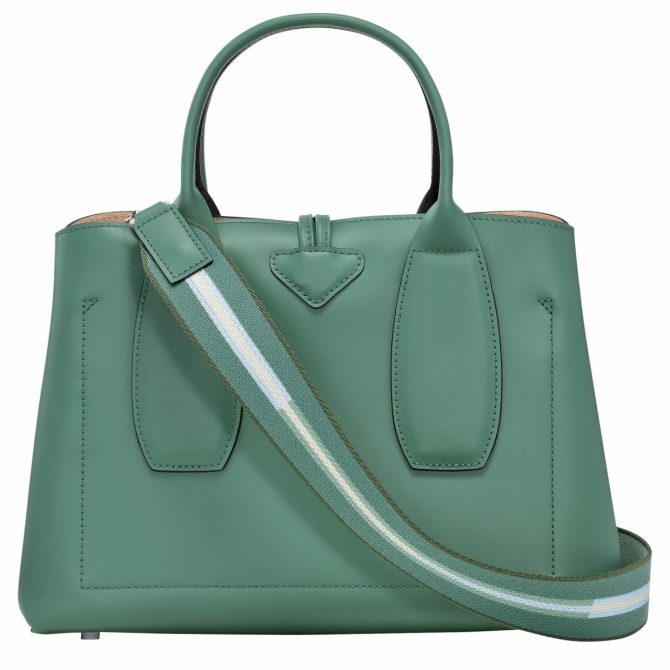 Women Handbags | Longchamp Le Roseau M Handbag Sage