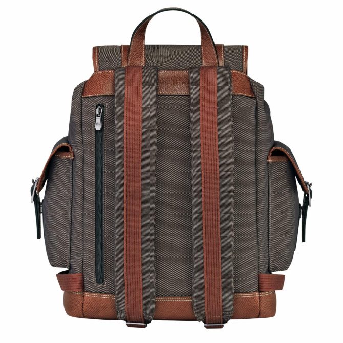 Men Backpacks | Longchamp Boxford Backpack Brown