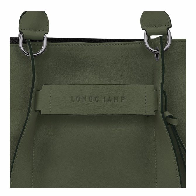 Women Handbags | Longchamp Longchamp 3D L Handbag Khaki