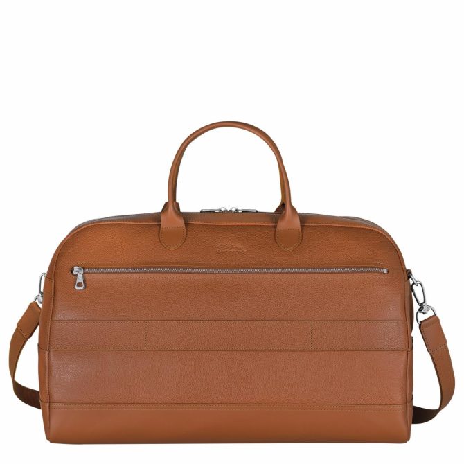 Women/Men Travel Bags | Longchamp Le Foulonné M Travel Bag Caramel