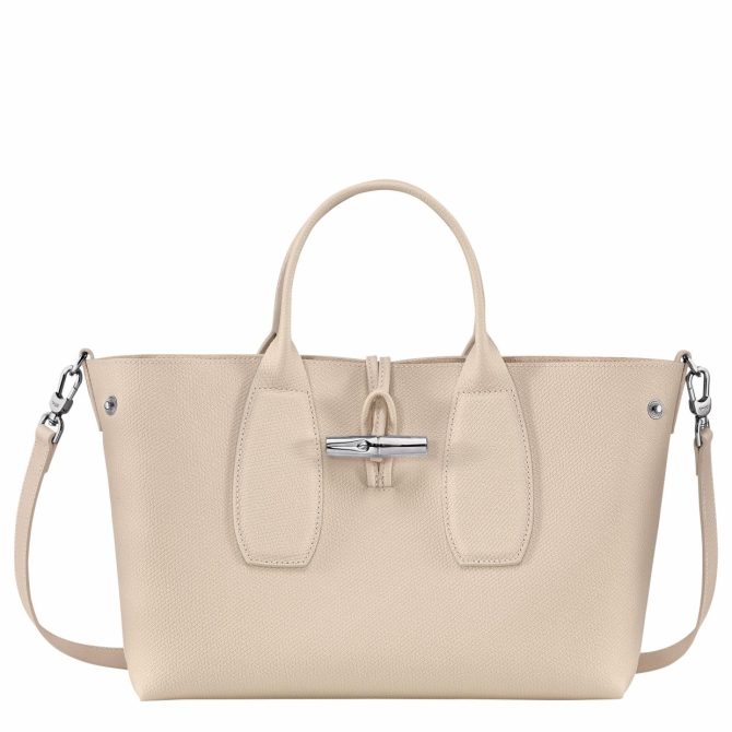 Women Handbags | Longchamp Le Roseau M Handbag Paper