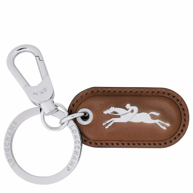 Women Key Rings | Longchamp Le Roseau Key Ring Cognac