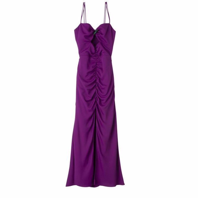 Women Dresses & Skirts | Longchamp Midi Dress Violet