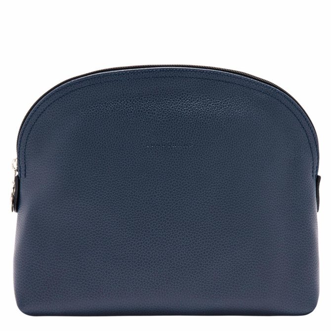 Women/Men Toiletry Bags | Longchamp Le Foulonné Toiletry Case Navy