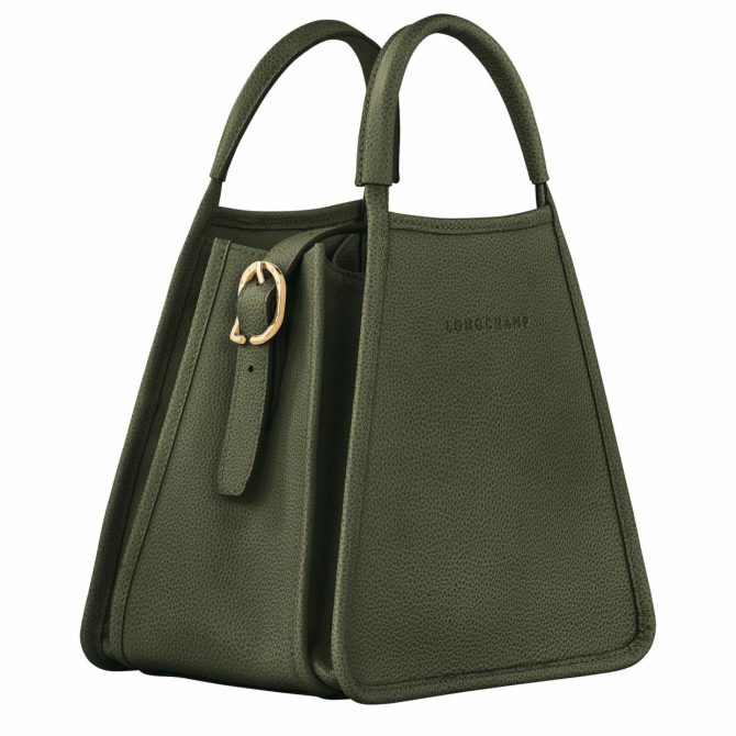 Women Handbags | Longchamp Le Foulonné S Handbag Khaki